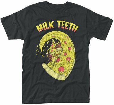 Majica Milk Teeth Majica Pizza Wave Black L - 1