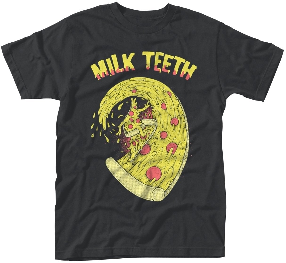 Majica Milk Teeth Majica Pizza Wave Black XL