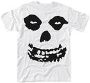 Misfits All Over Skull White L T-Shirt