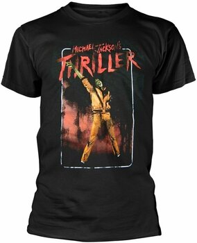 T-Shirt Michael Jackson T-Shirt Thriller Herren Black S - 1