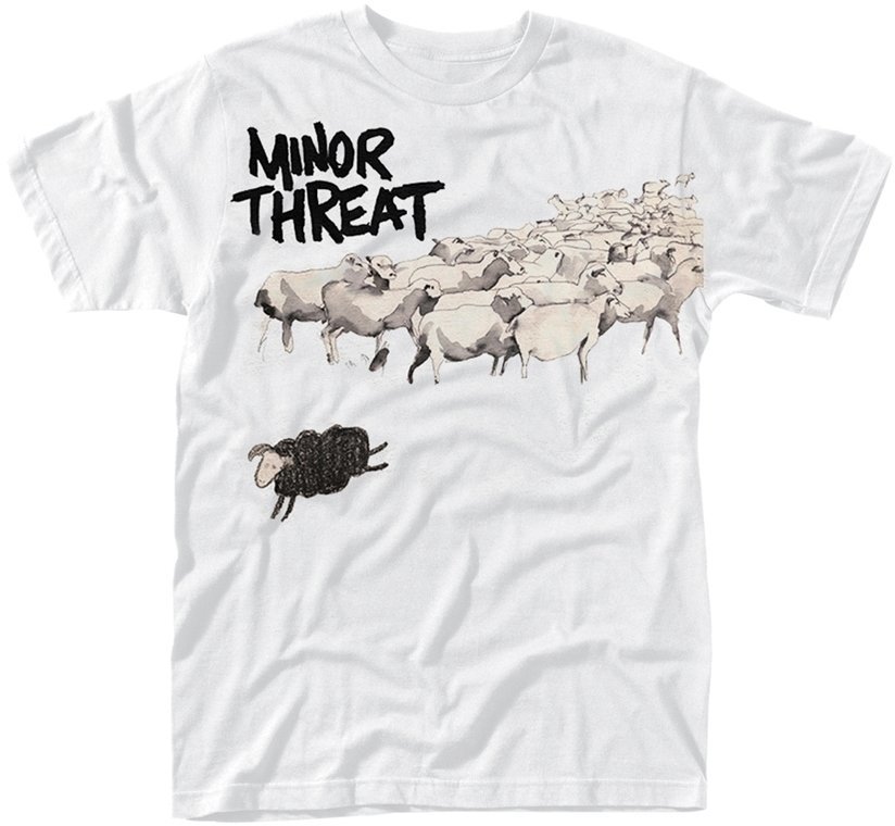 Camiseta de manga corta Minor Threat Camiseta de manga corta Out Of Step Blanco S