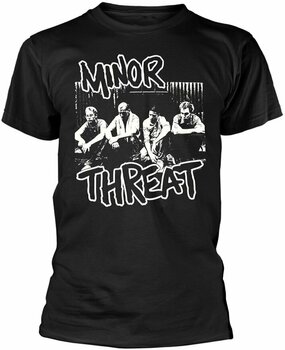 Skjorte Minor Threat Skjorte Xerox Mand Sort M - 1