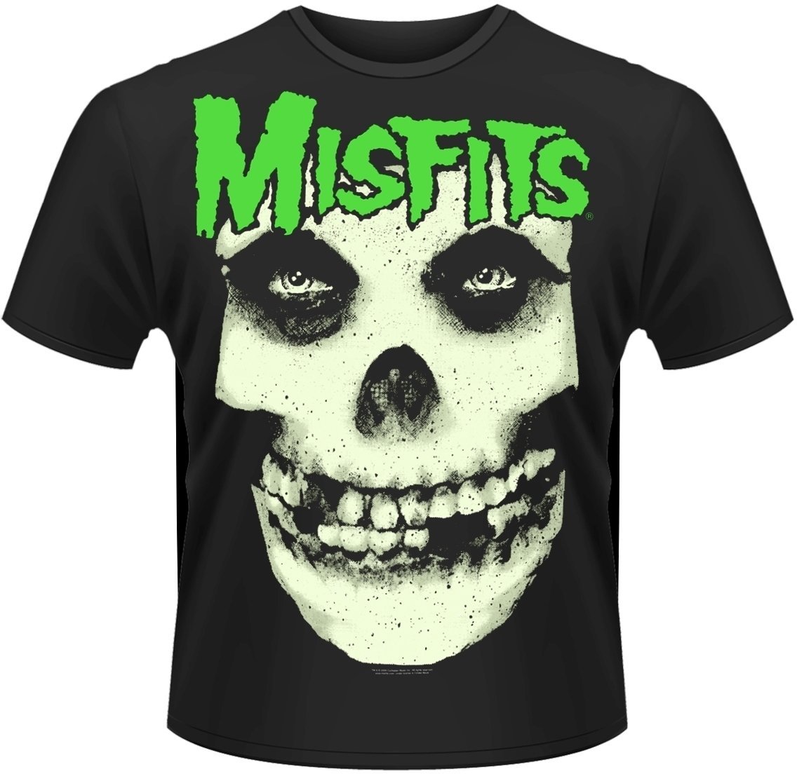 Tričko Misfits Tričko Glow Jurek Skull Muži Black M
