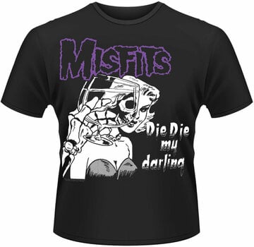 T-Shirt Misfits T-Shirt Die Die My Darling Male Black L - 1