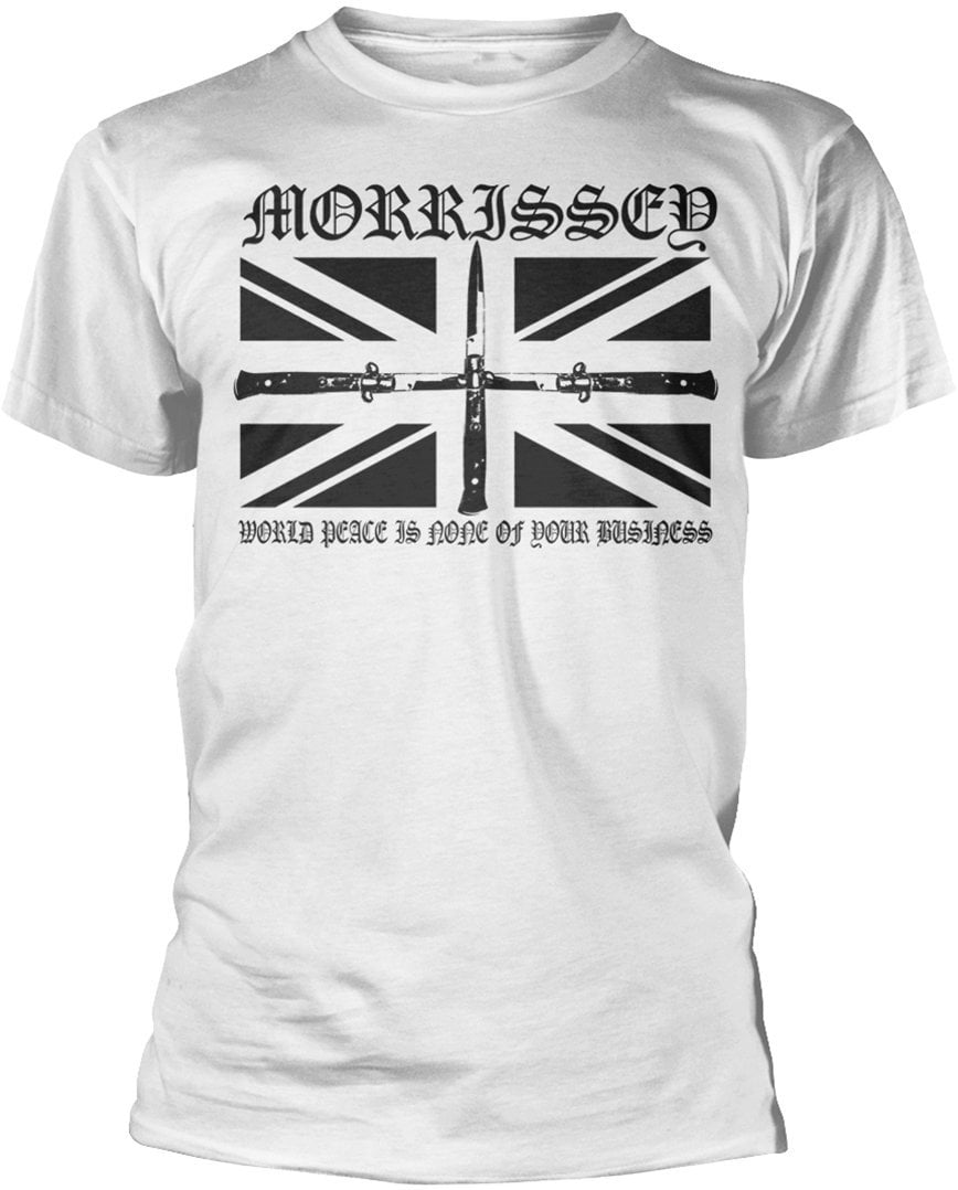 T-Shirt Morrissey T-Shirt Flick Knife Herren White 2XL