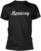 Skjorta Morrissey Skjorta Text Logo Black S