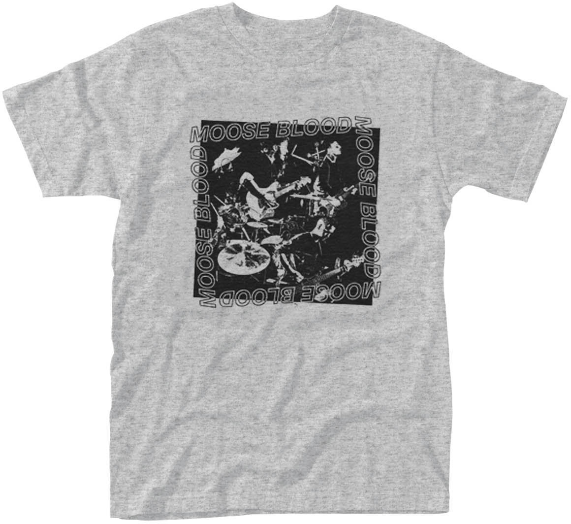 T-Shirt Moose Blood T-Shirt Live Grey S