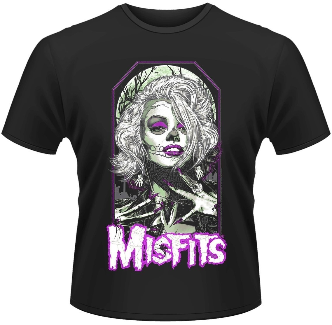 Camiseta de manga corta Misfits Camiseta de manga corta Original Misfit Hombre Black L