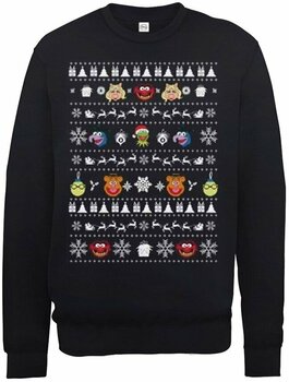Hoodie The Muppets Hoodie Christmas Black 2XL - 1