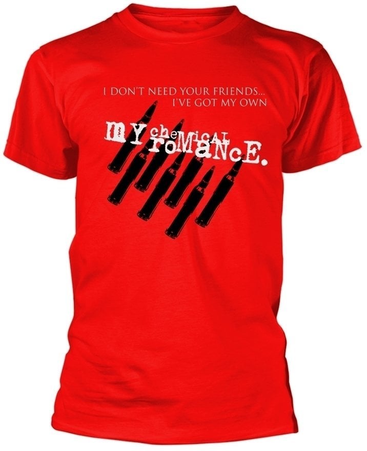 T-Shirt My Chemical Romance T-Shirt Friends Red M