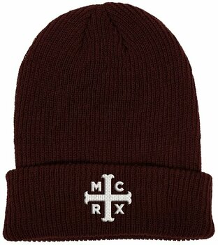Hat My Chemical Romance Hat MCRX Logo Knitted Burgundy - 1