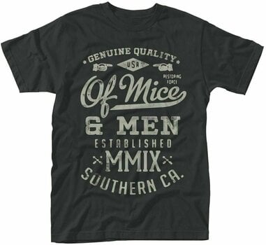 Shirt Of Mice And Men Shirt Genuine Heren Black XL - 1