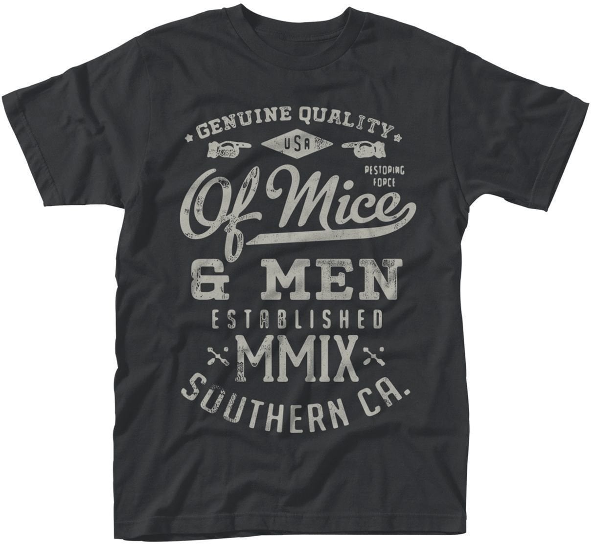 Majica Of Mice And Men Majica Genuine Black 2XL