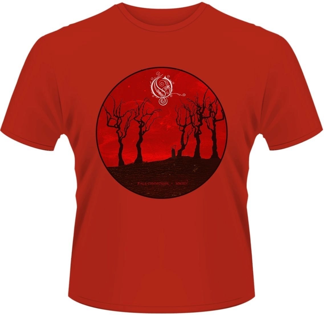 Camiseta de manga corta Opeth Camiseta de manga corta Reaper Hombre Red M