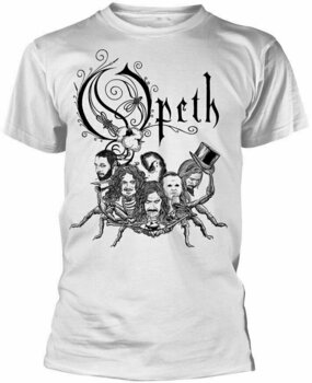 Tričko Opeth Tričko Scorpion Logo Pánské Bílá S - 1