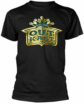 T-Shirt Outkast T-Shirt Gold Logo Black L - 1
