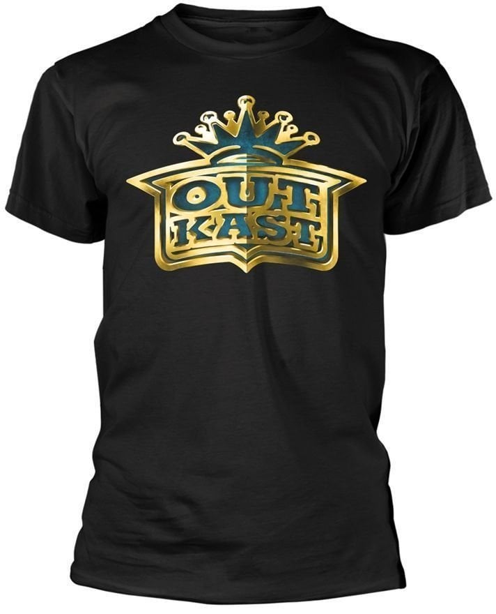 T-shirt Outkast T-shirt Gold Logo Homme Black 2XL