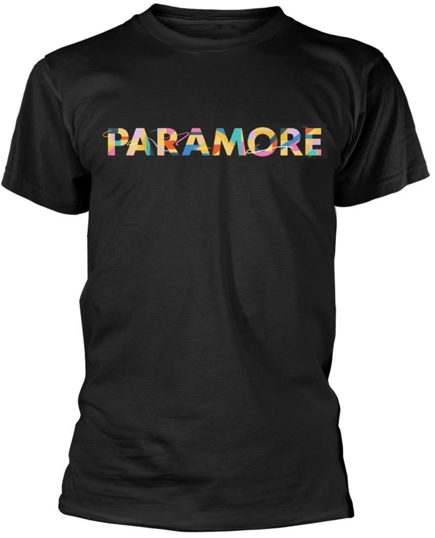Tričko Paramore Tričko Colour Swatch Čierna L
