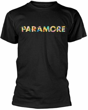 Tričko Paramore Tričko Colour Swatch Čierna L - 1