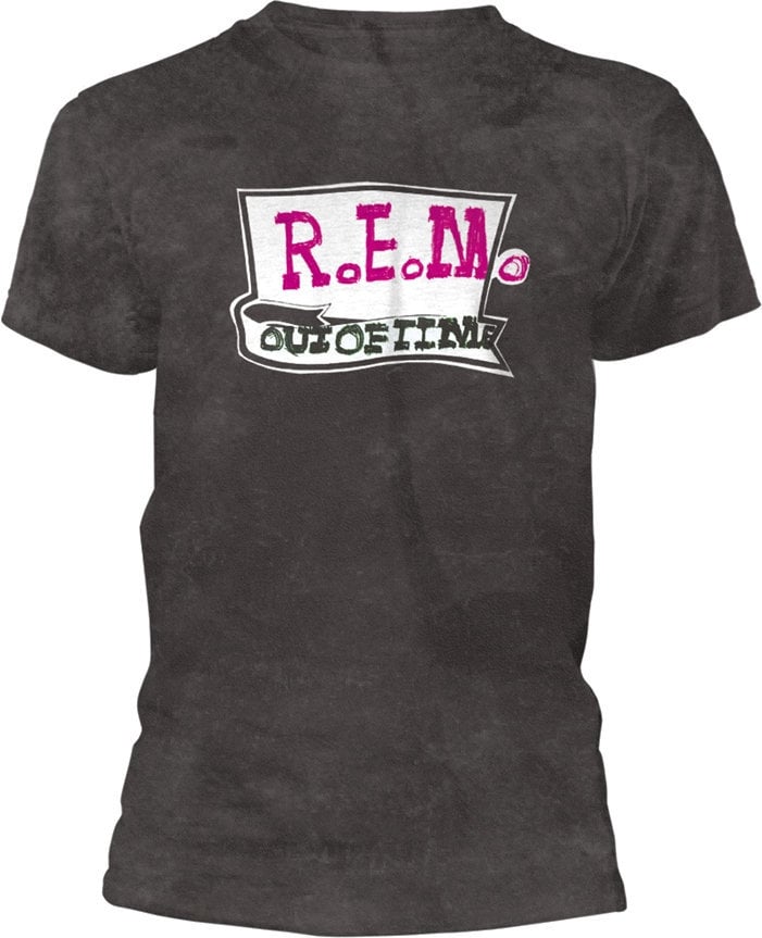 Shirt R.E.M. Shirt Out Of Time Heren Charcoal XL