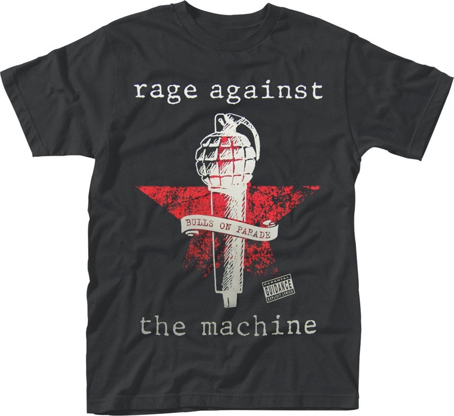 Tricou Rage Against The Machine Tricou Bulls On Parade Mic Black XL