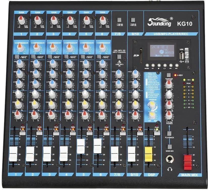 Table de mixage analogique Soundking KG10 (Déjà utilisé)