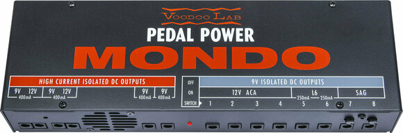 Strömförsörjningsadapter Voodoo Lab Pedal Power Mondo Strömförsörjningsadapter - 1