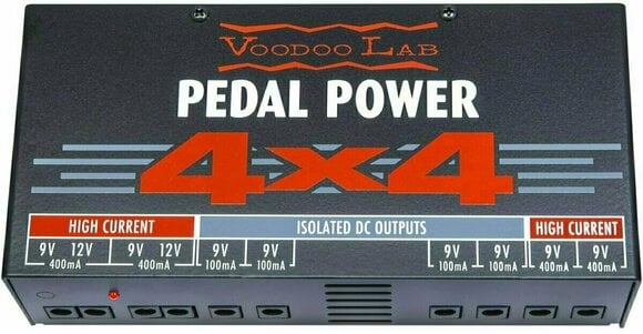 Adaptador de alimentação elétrica Voodoo Lab Pedal Power 4x4 Adaptador de alimentação elétrica - 1