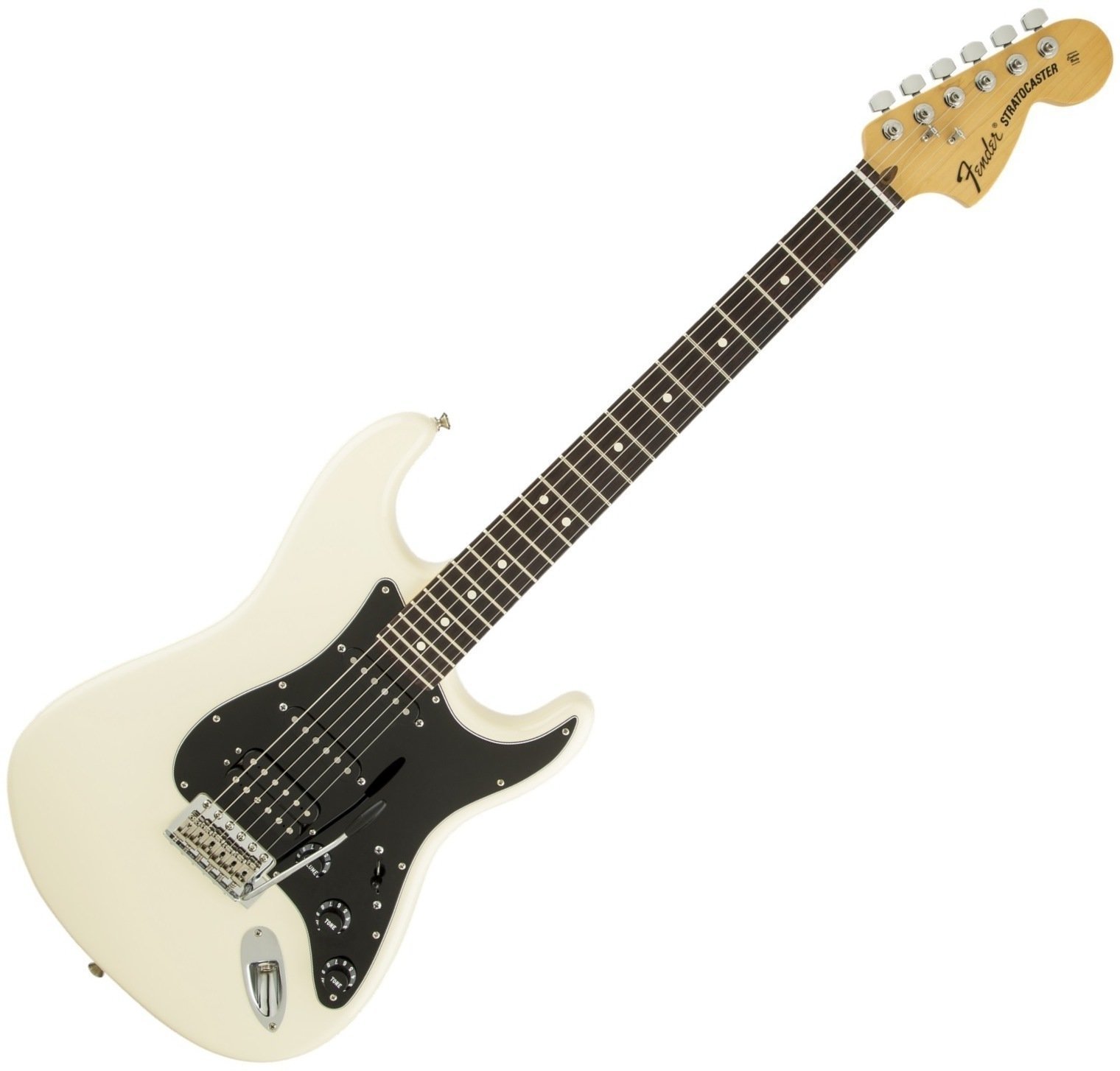 Elektrische gitaar Fender American Special Stratocaster HSS RW Olympic White