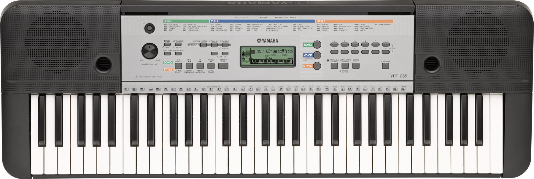 Keyboard bez dynamiky Yamaha YPT-255
