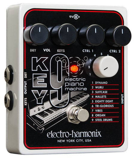 Guitar Effects Pedal Electro Harmonix KEY9 Electric Piano Machine