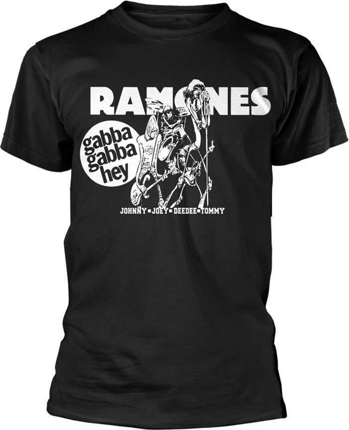 Majica Ramones Majica Gabba Gabba Hey Cartoon Black L