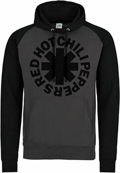 Capuchon Red Hot Chili Peppers Capuchon Black Asterisk Zwart-Grey S - 1
