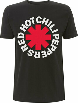 Skjorte Red Hot Chili Peppers Skjorte Classic Asterisk Mand Sort S - 1