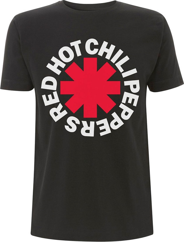 Skjorte Red Hot Chili Peppers Skjorte Classic Asterisk Mand Sort M