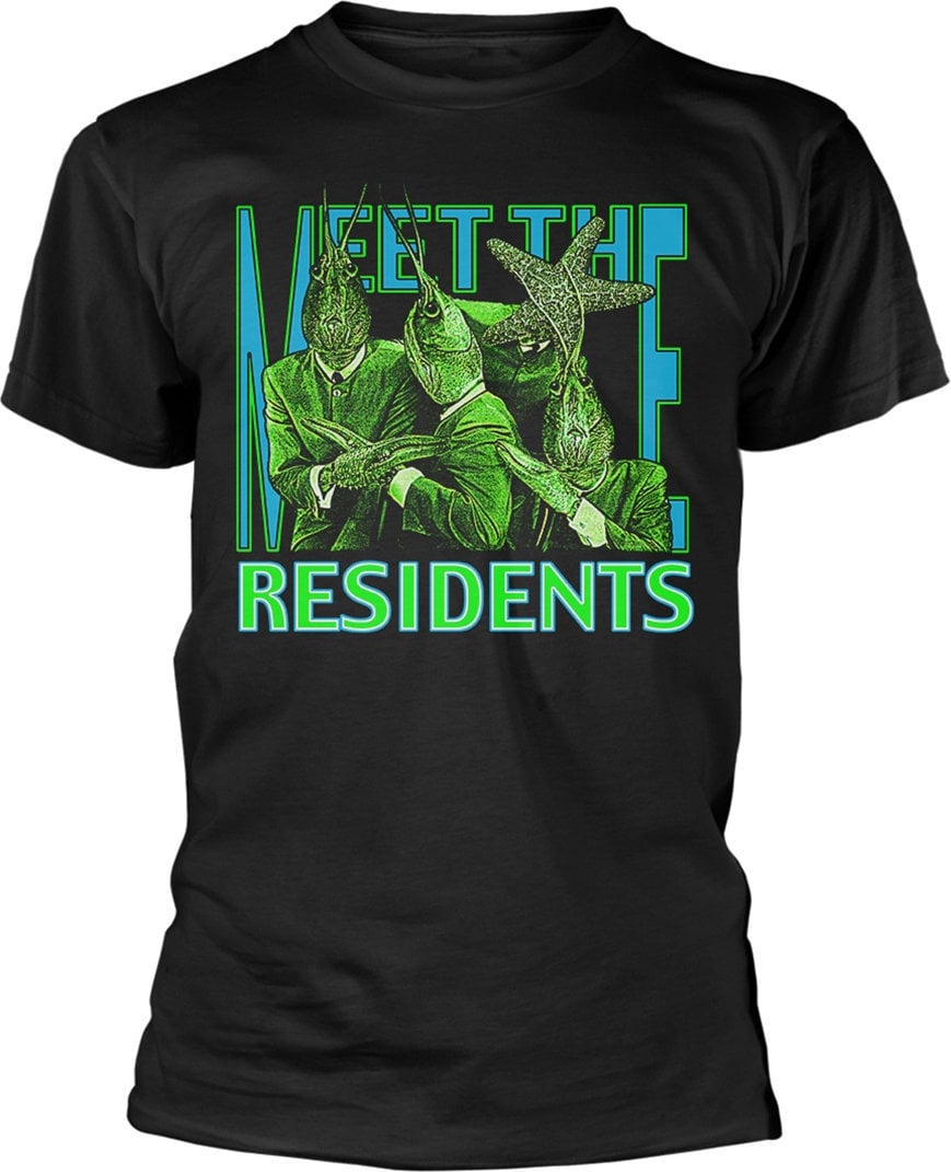 T-Shirt The Residents T-Shirt Meet Male Black S