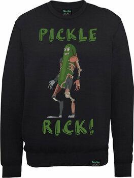 Hoodie Rick And Morty Hoodie X Absolute Cult Pickle Rick Black S - 1