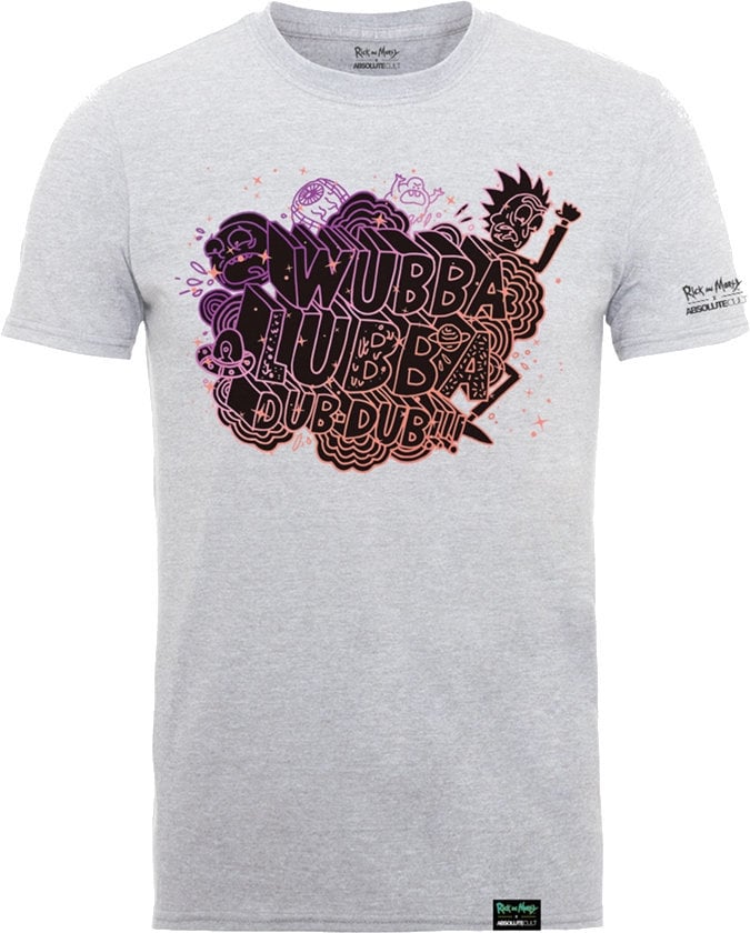 Majica Rick And Morty Majica X Absolute Cult Wubba Lubba Heather Grey L