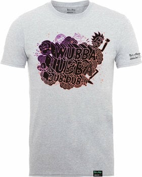 Majica Rick And Morty Majica X Absolute Cult Wubba Lubba Heather Grey L - 1