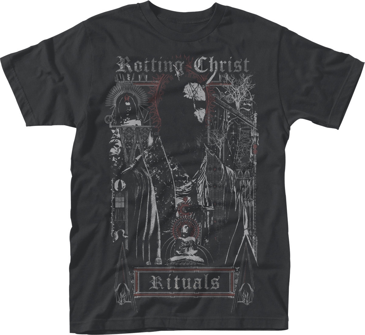 Skjorta Rotting Christ Skjorta Ritual Herr Black L