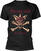 T-Shirt Running Wild T-Shirt Under Jolly Roger Crossbones Male Black L