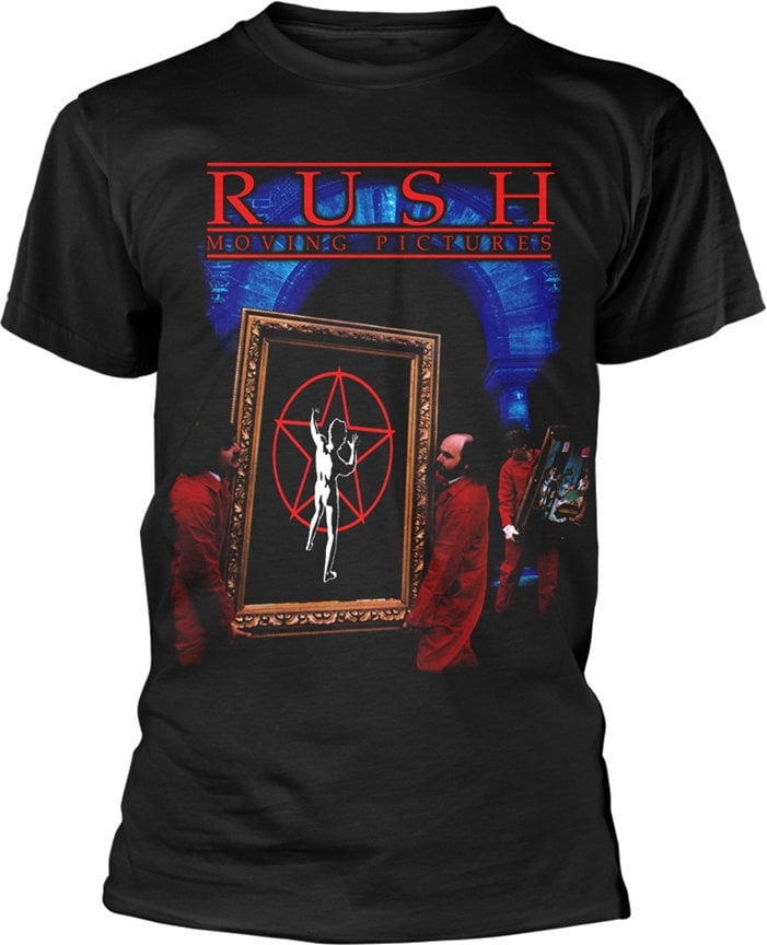 Shirt Rush Shirt Moving Pictures Heren Black M