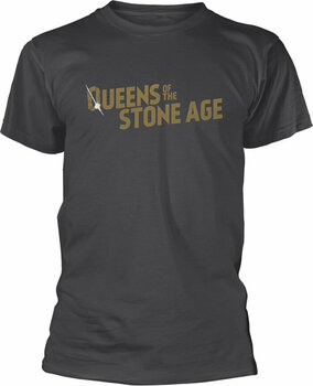 Camiseta de manga corta Queens Of The Stone Age Camiseta de manga corta Text Logo Grey S - 1