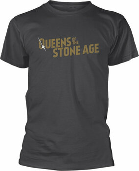 Košulja Queens Of The Stone Age Košulja Metallic Text Logo Unisex Grey M - 1