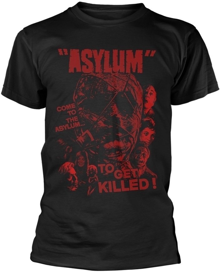 Koszulka Plan 9 Koszulka Asylum Red Męski Black S
