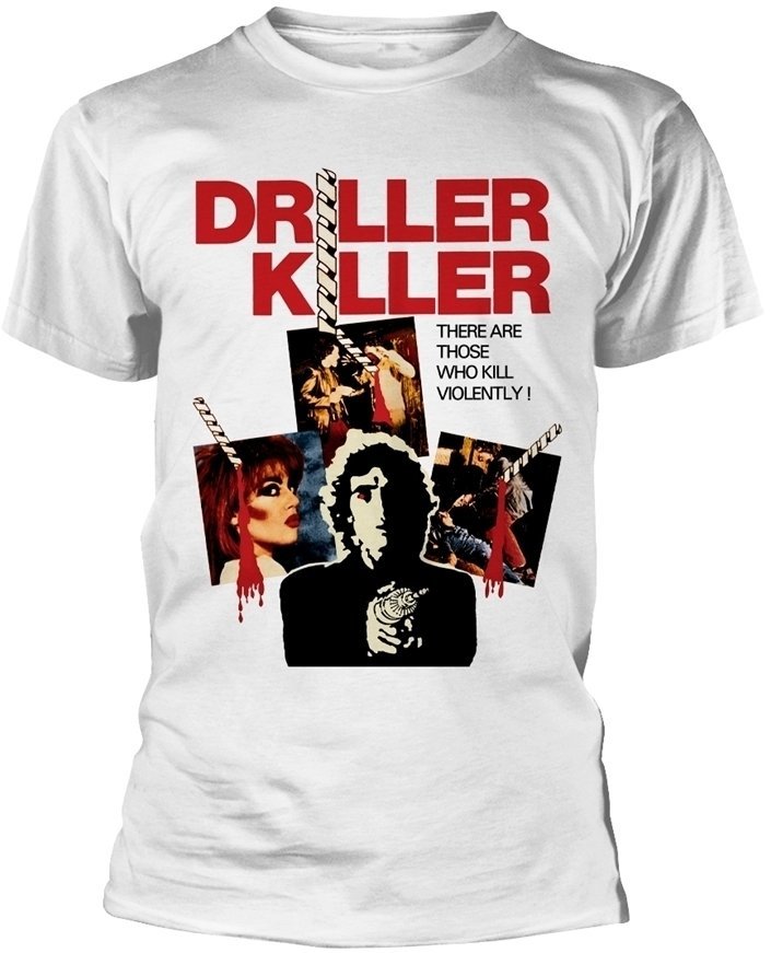 Majica Plan 9 Majica Driller Killer Poster White L