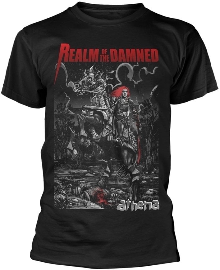 T-shirt Plan 9 T-shirt Realm Of The Damned Horse Homme Black M