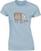 T-shirt Pusheen T-shirt Mercat Femme Bleu 2XL