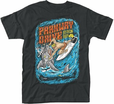 Shirt Parkway Drive Shirt Shark Punch Heren Zwart M - 1