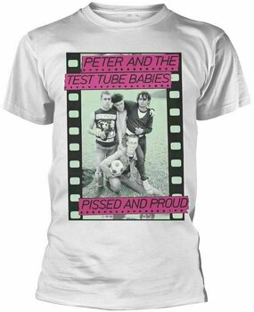 T-shirt Peter & The Test Tube Babies T-shirt Pissed And Proud Homme White XL - 1
